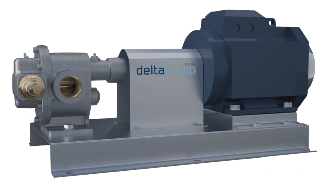 Delta tannhjulspumper